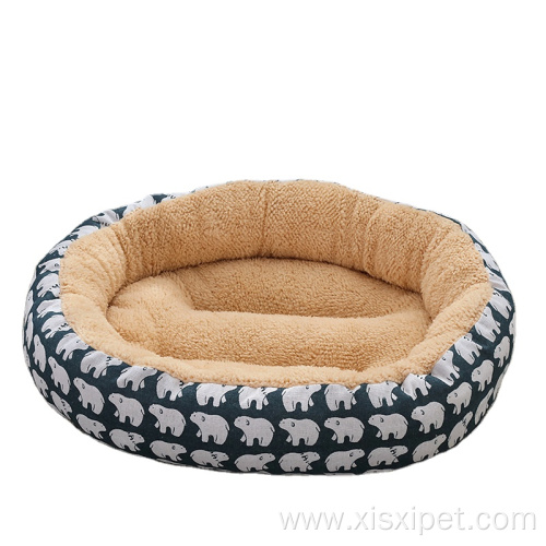 stock warm soft washable luxury round dog beds